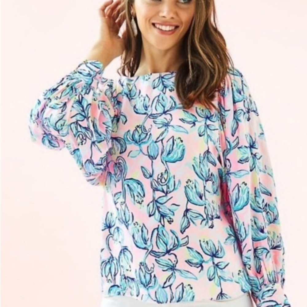 Lilly Pulitzer Maisal long sleeve top S